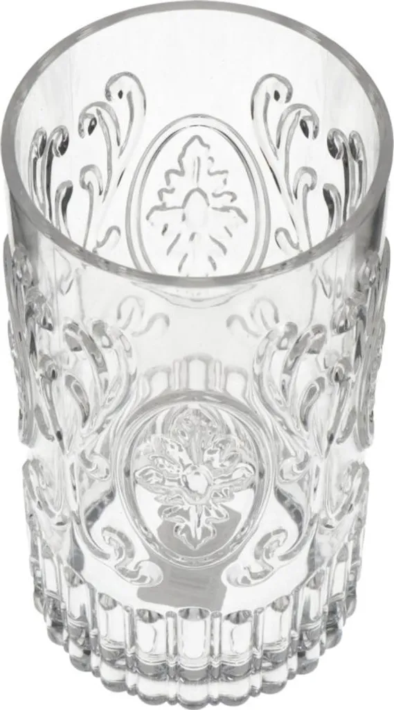 Tazza Tumbler Acrilico 450ml - Bicchiere Longdrink Trasparente Multicolore
