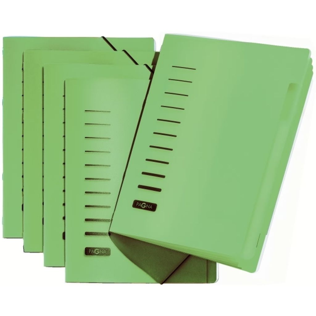 Pagna Ordnungsmappe 6 Fächer grün