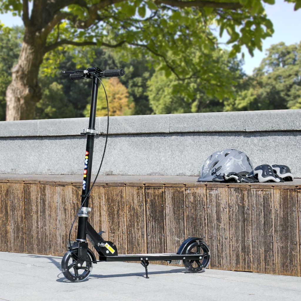 Trottinette pour enfants avec double frein et roues Image du produit 