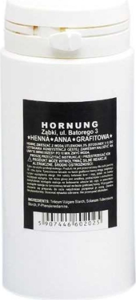Hornung Natürliche Pflanzen-Haarfarbe ""Anna"" Dunkelgrau 20g – Chemiefrei & Langanhaltend für Dunkelgraues Haar