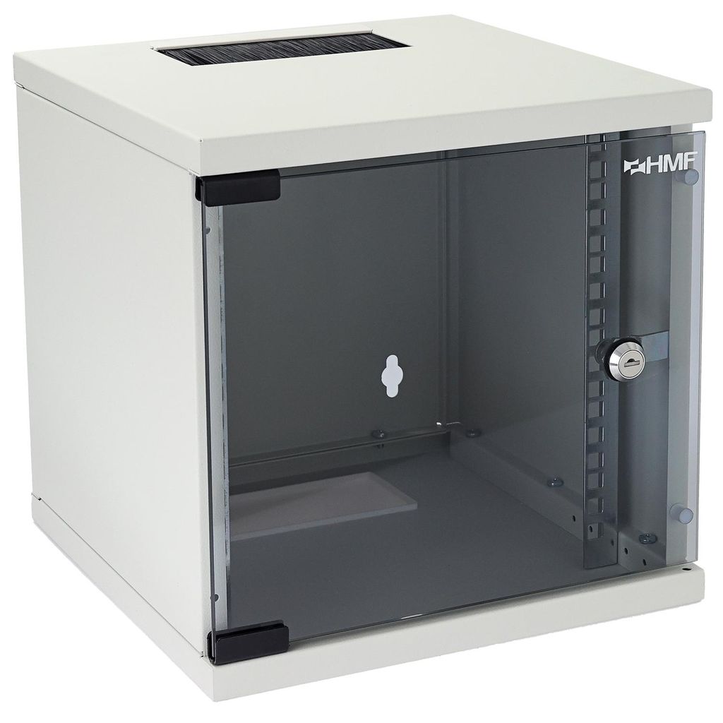 Serverschrank 10 Zoll, 6 HE, HMF Netzwerkschrank 31,2 x 30 Produktbild 