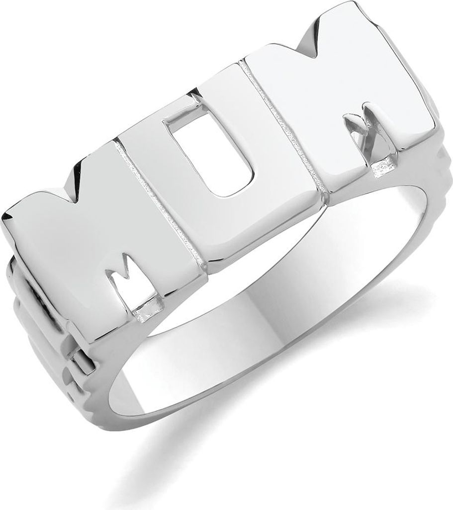 Edler 925 Sterling Silber Damen - Mum Ring, 63 (20.1); TRS36398RSU