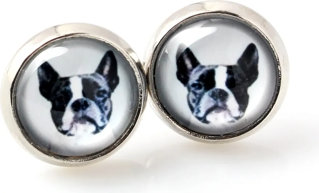 Orecchini Boston Terrier Originali Art-Dog | Gioielli Artigianali Top