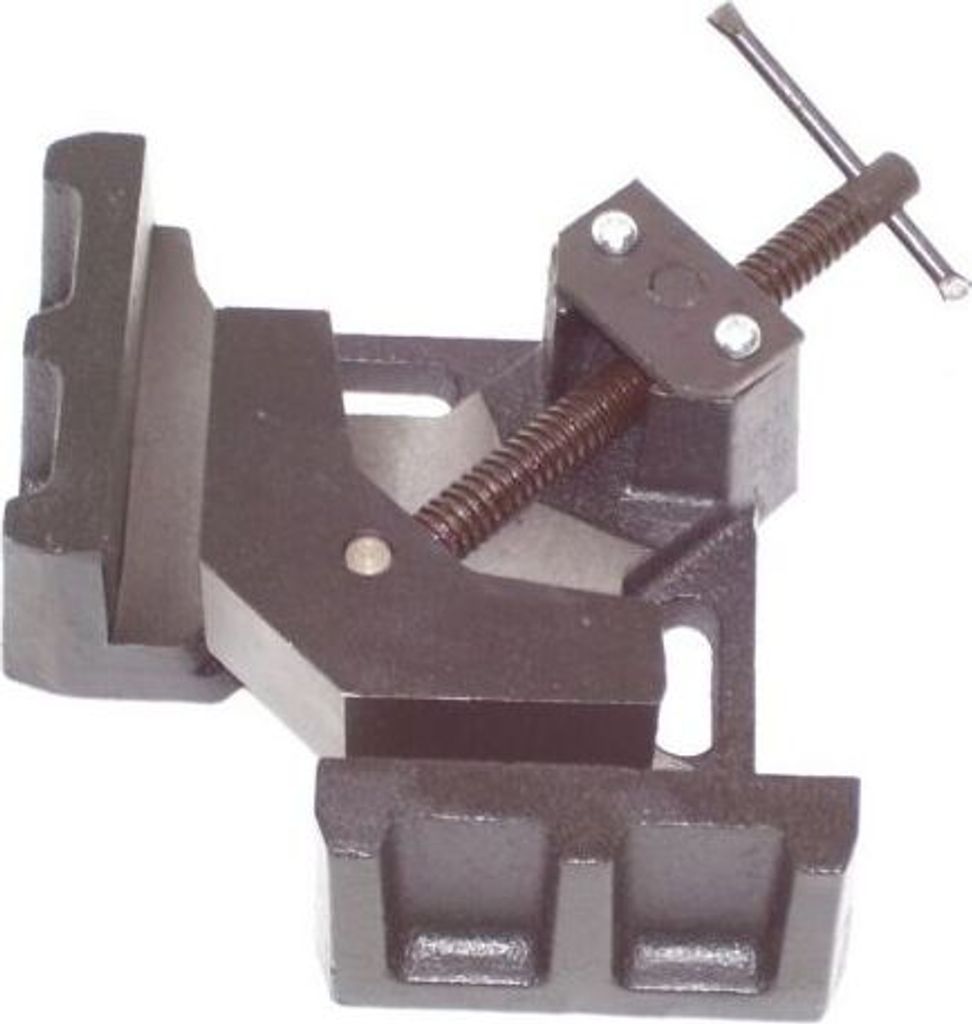 Winkelschraubstock 100mm Winkelspanner 55525 Schraubstock Gehrungs Schweißwinkel