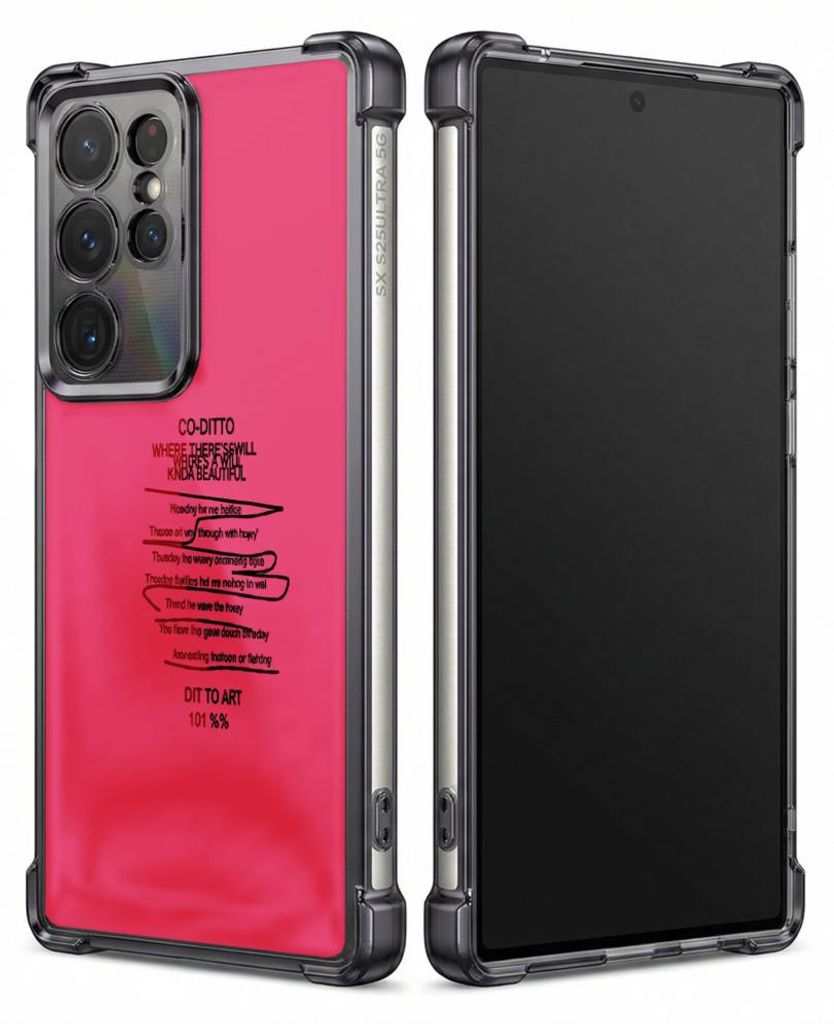 Personalisierte Hülle mit Bild für Samsung Galaxy S22 Elektroplattiert TPU Stoßdämpfer Handyhülle mit Künstlerisches Textdesignmuster