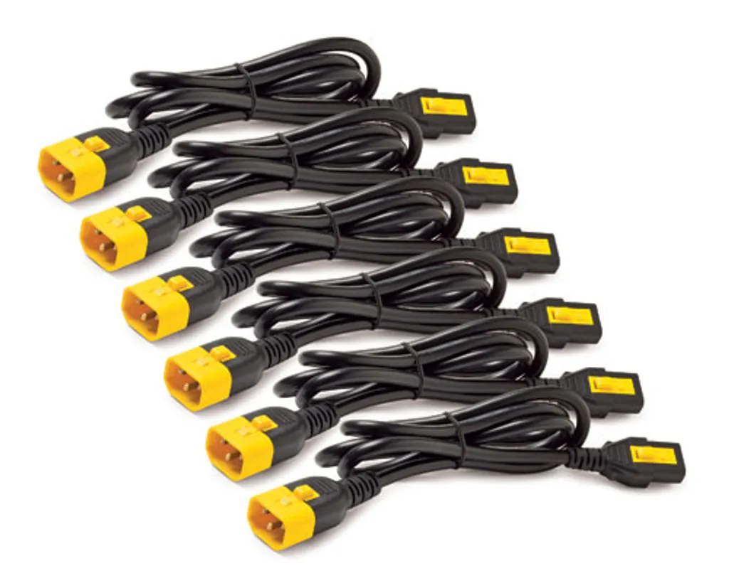 Cordon Secteur C13 à C14 APC AP8704S-NA Jaune et Noir pour Baie Rack