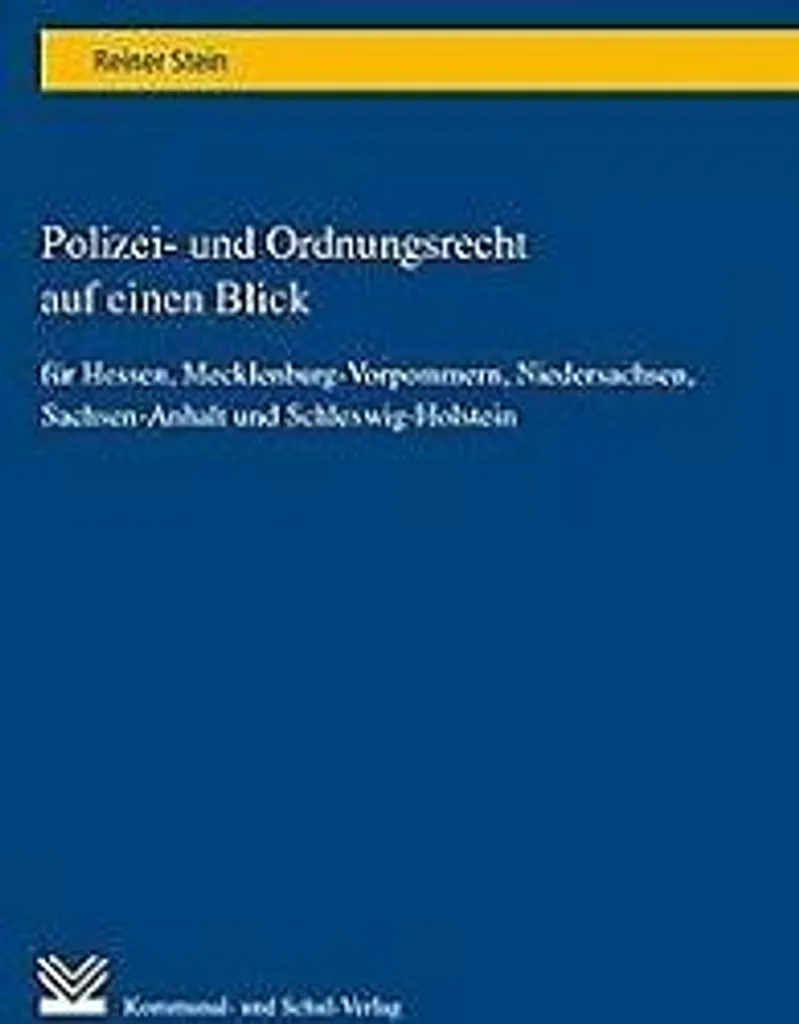 Préparer le droit Polizei- und Ordnungsrecht : Guide pour examens