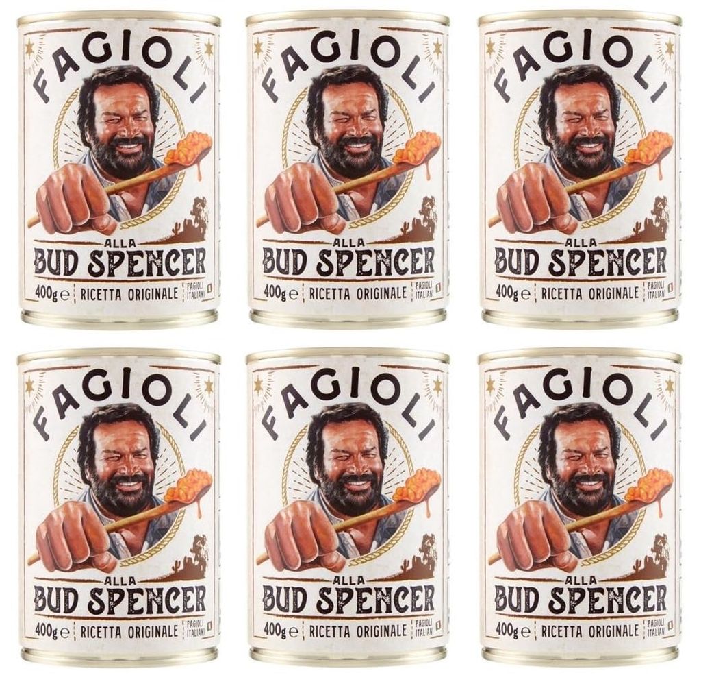 Bud Power- Bud-Spencer-Bohnen fertig zum Probieren 6x 400gr