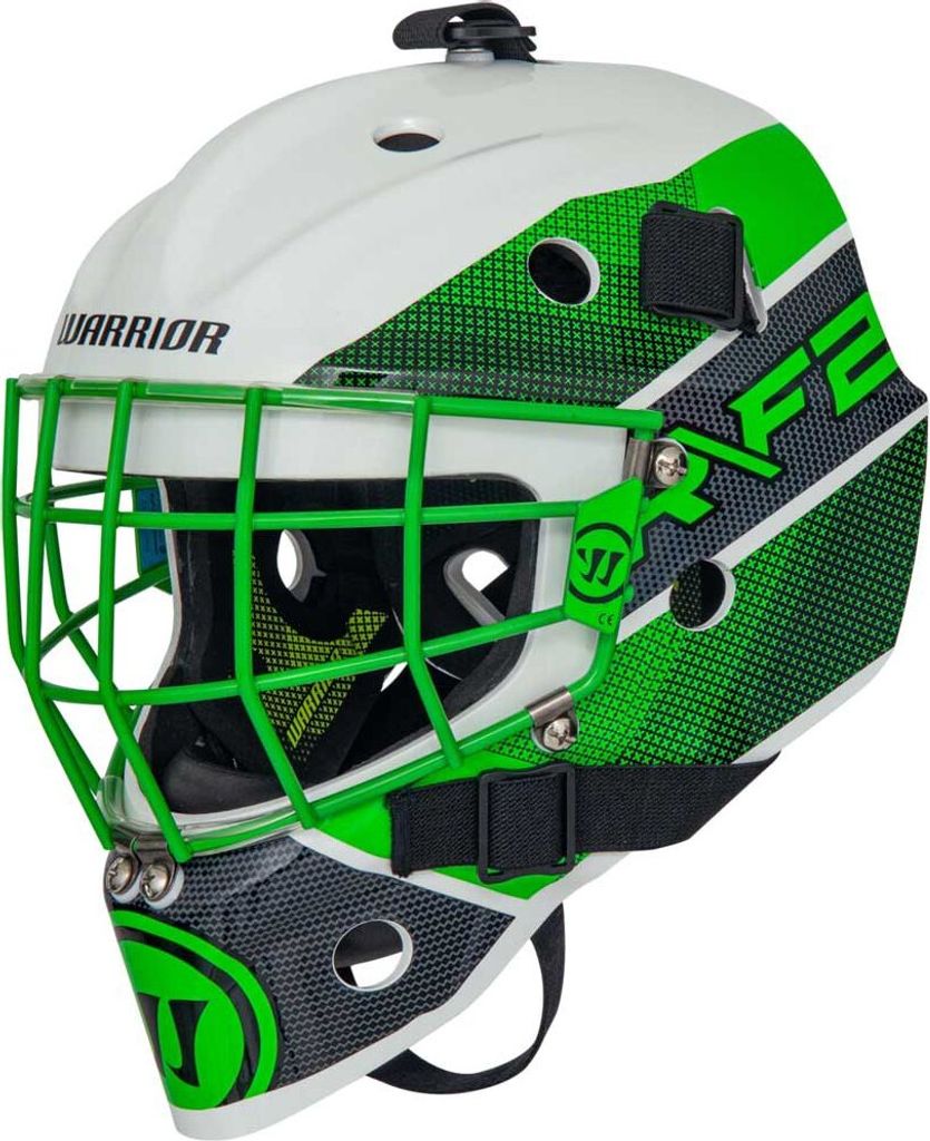 Maske Warrior F2 E mit CE Bambini grün
