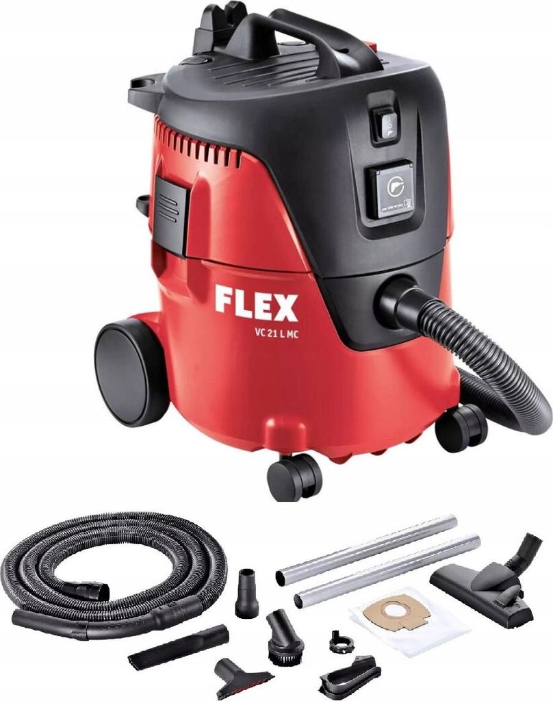 Pro Industrial Staubsauger Flex Vc 21 L Mc Trocken/Nass 1250W Filter Schüttler