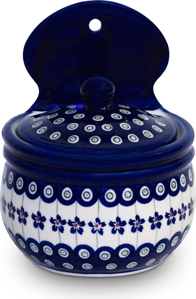 Original Bunzlauer Keramik 700 ml Vorratsdose zum Aufhängen 12x17,4 cm Design 166a