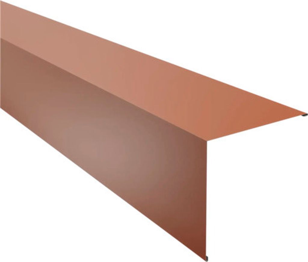 PRECIT Aussenecke 90° für Wand Kupferbraun RAL 8004 1000 mm x 195 mm x 195 mm x 0,5 mm