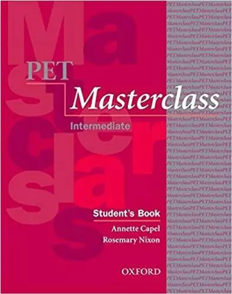 Livre de l'étudiant Preliminary English Test Masterclass pour Niveau B1