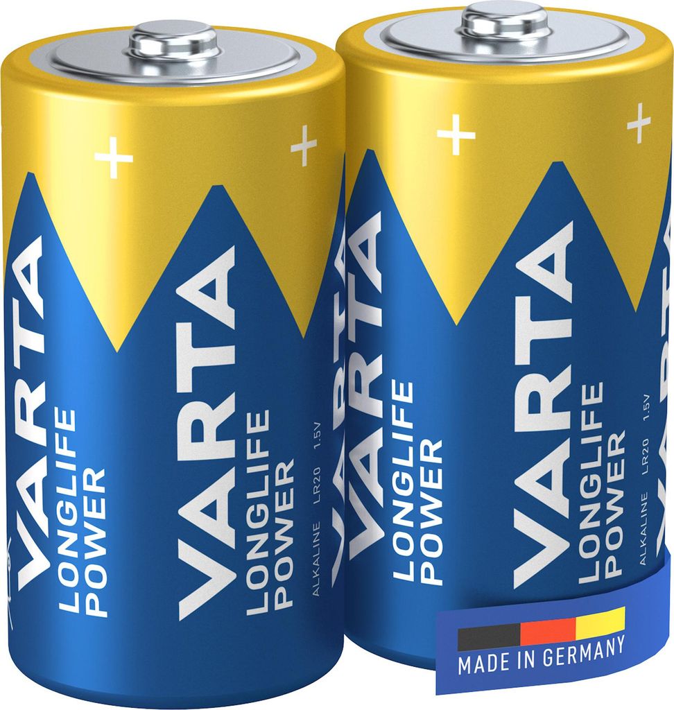 Varta 04914 121 422, LR14, Alkalický, 1,5 V, 2 kusů, Modrá, Obrázek produktu 