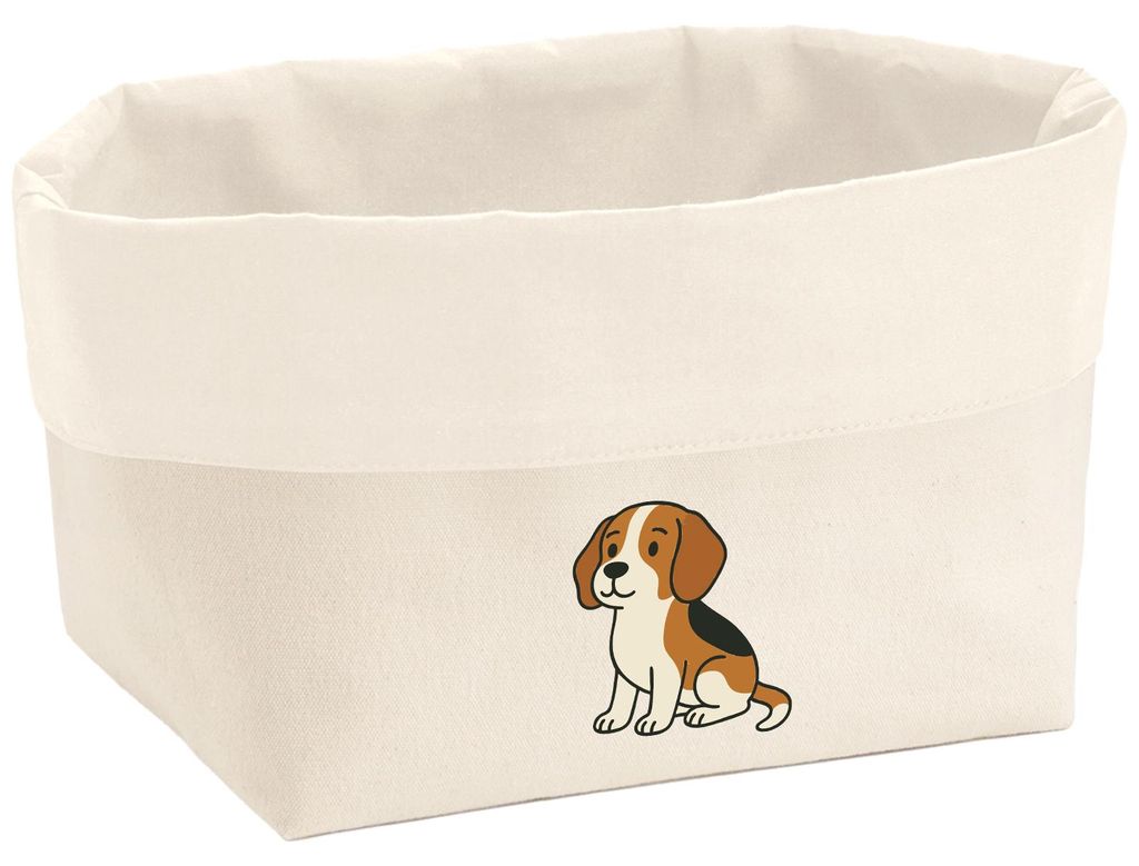 Huuraa Organizer Beagle Comic Beagie 8 Liter Large Canvas Baumwolle Utensilo Geschenkidee