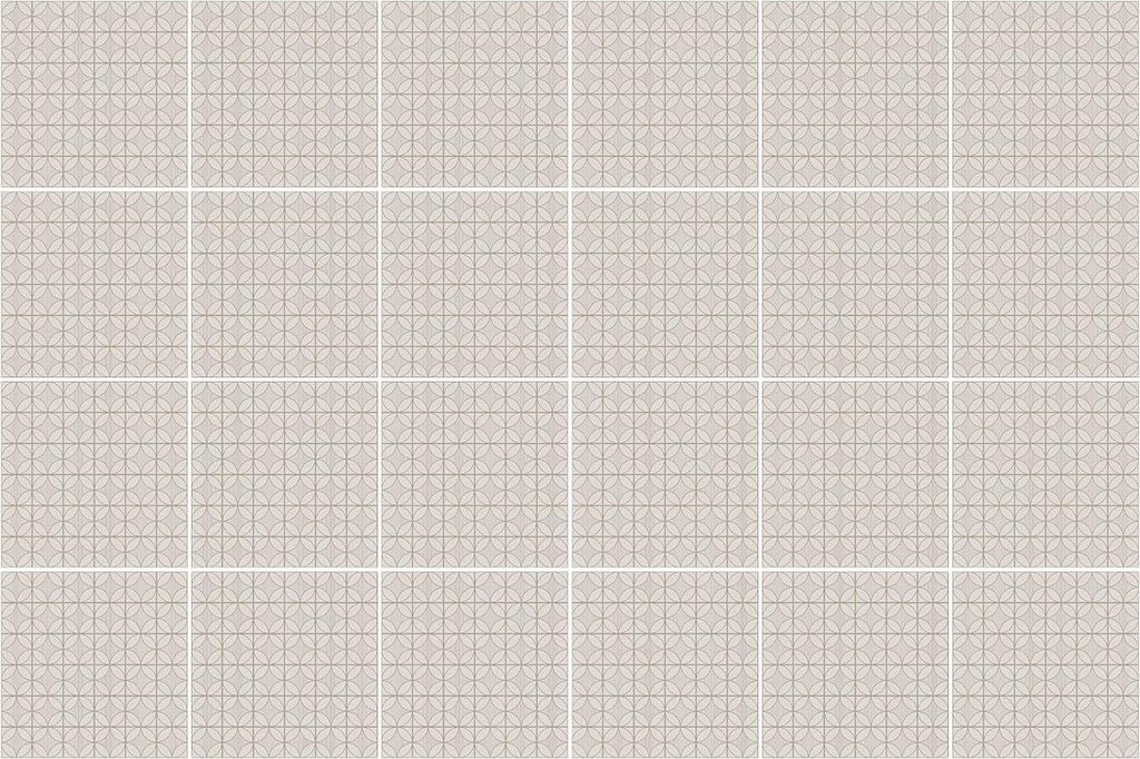 Fliesenaufkleber 20 x 20 cm – 24 Stück – Selbstklebend – Wasserfest – Pflegeleicht – Hitzebeständig – Für Küche & Bad – Geometrie...