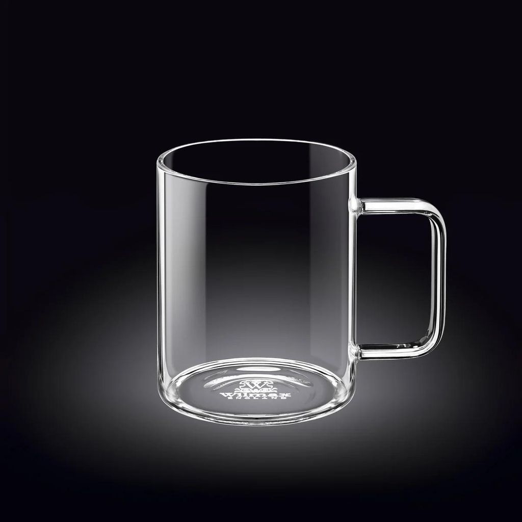 Wilmax Glastasse 500 ml Borosilikatglas Transparent WL-888608/A