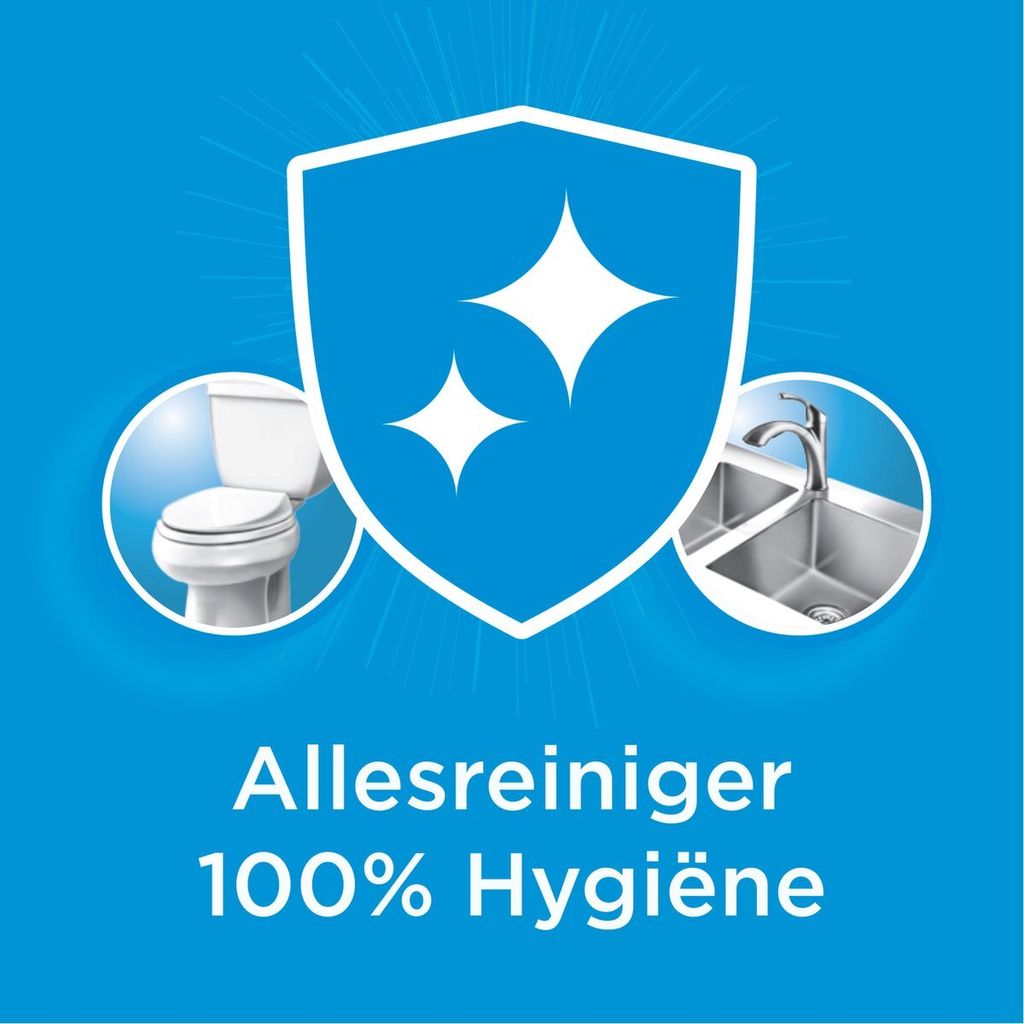 Ajax Allzweckreiniger 100 % Hygiene 6 x 1 l - Rabattpaket Produktbild 2
