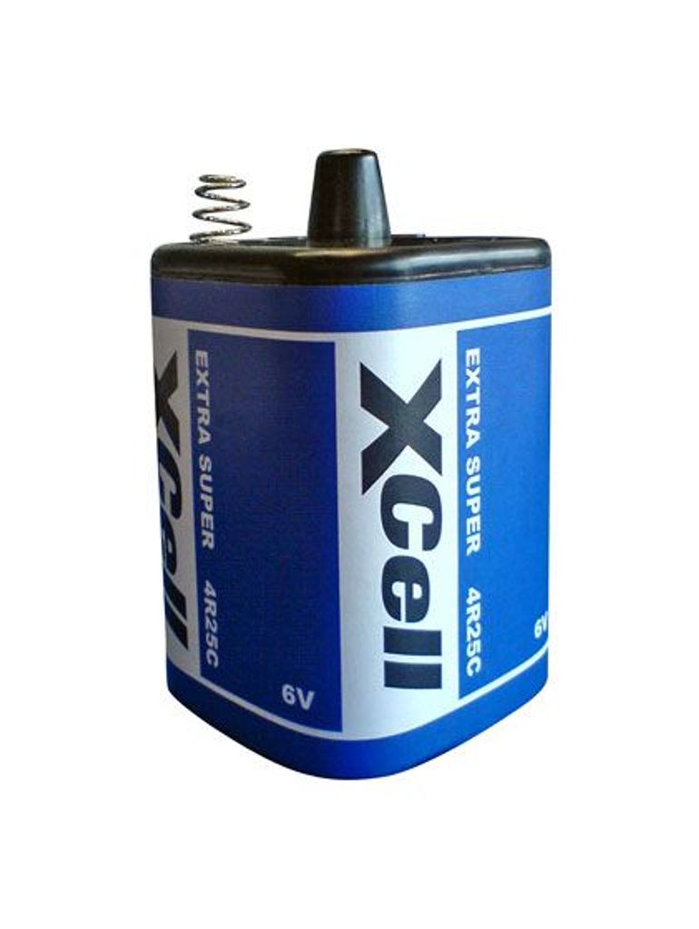 Bloková baterie XCell 4R25 6V 9500mAh, pro blikače, Obrázek produktu 