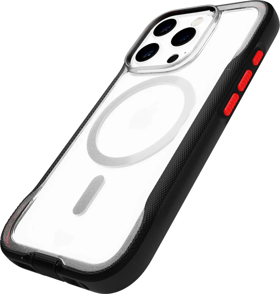Tech21 EvoPro Coque MagSafe pour iPhone 16 Pro - Noir Transparent