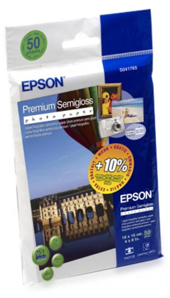 EPSON Fotopapier premium 10x15 50BL Obrázok produktu 