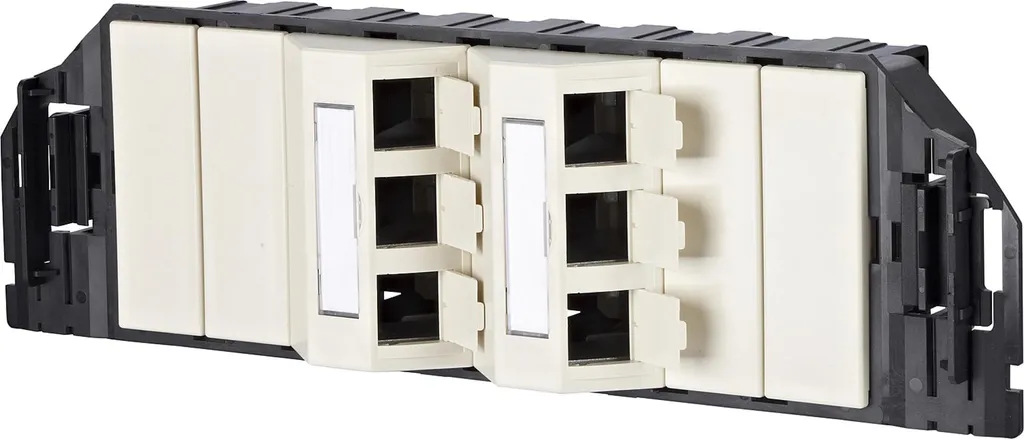 Solution de câblage Ethernet Metz Connect E-DAT 6x8(8) GB3 pour Goulotte