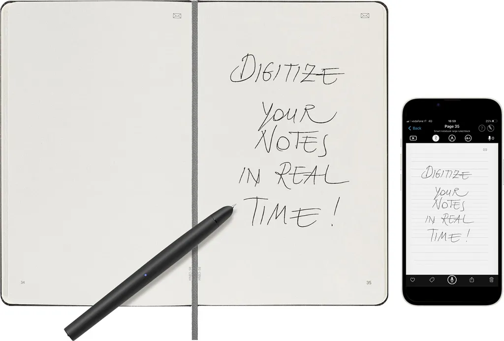 Carnet de notes Moleskine Smart 2022 L rigide pour archivage numérique - 10