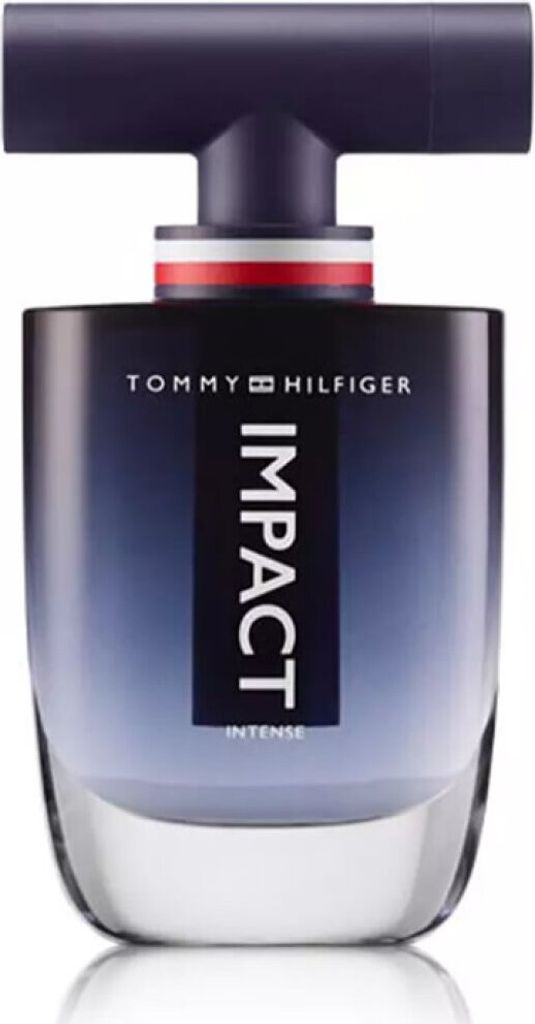 A bottle of Tommy Hilfiger Impact Intense for men.