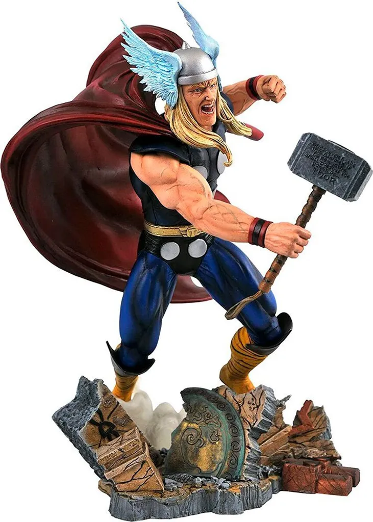 Statue Thor Marvel Gallery 23 cm - Finition PVC Détaillée Diamond Select - 4