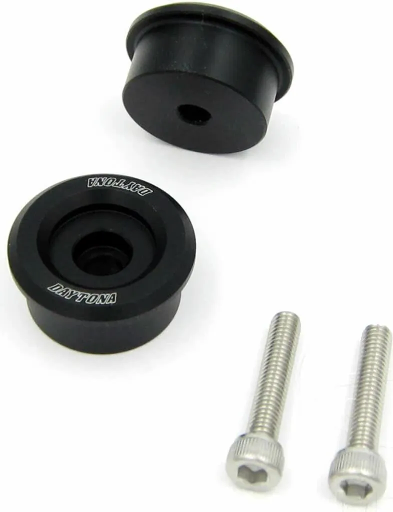 Embout de guidon DAYTONA en aluminium noir pour motos Suzuki