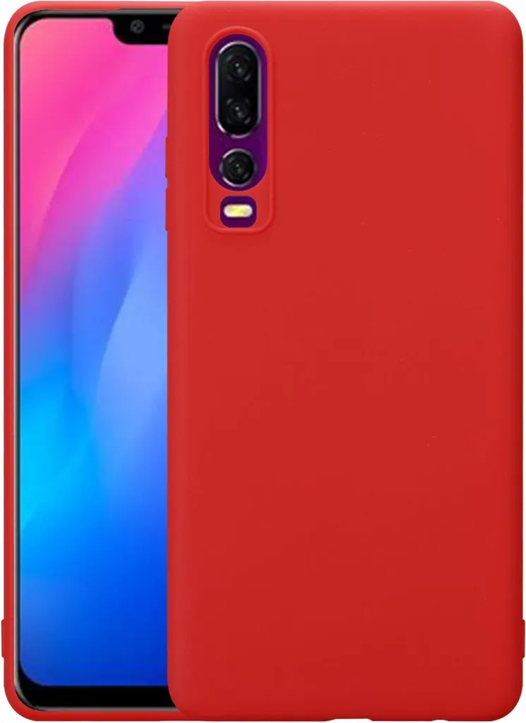 Custodia Rossa Huawei P30 Sottile Leggera Chic Antiurto TPU