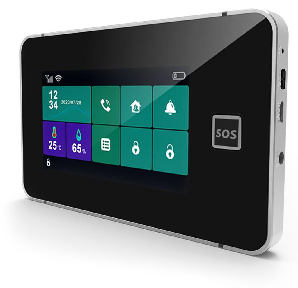 Bezdrátový domácí alarmový systém 2G/4G/WiFi GSM Tuya s Obrázek produktu 