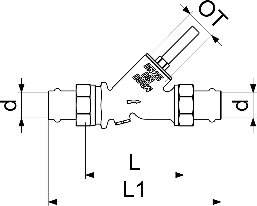 Clapet Anti-Retour DN40 pour Réseaux d'Eau Potable Press Ag Multi