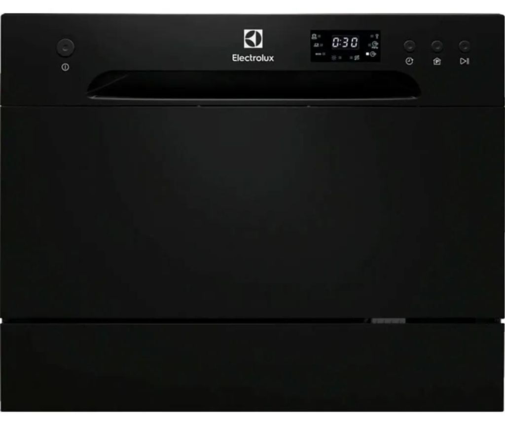 Electrolux ESF2400OK, Arbeitsplatte, Kompakt, Schwarz, Produktbild 