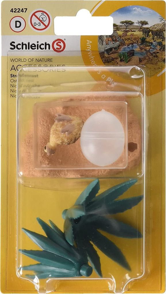 Schleich 42247 - Nido di struzzo Immagine del prodotto 