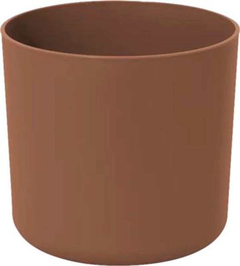 Blumentopf Gardenico Lora Kunststoff Ø 16 cm H 14,7 cm mocha mousse