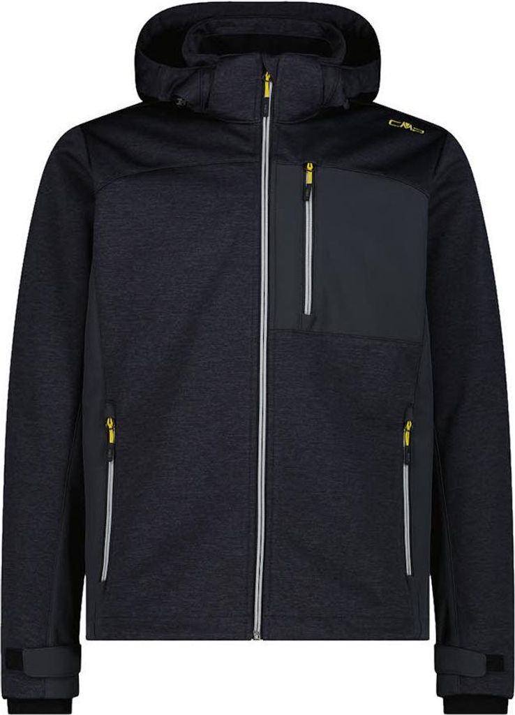 CMP MAN JACKET ZIP HOOD Outdoorjacke Herren schwarz 58