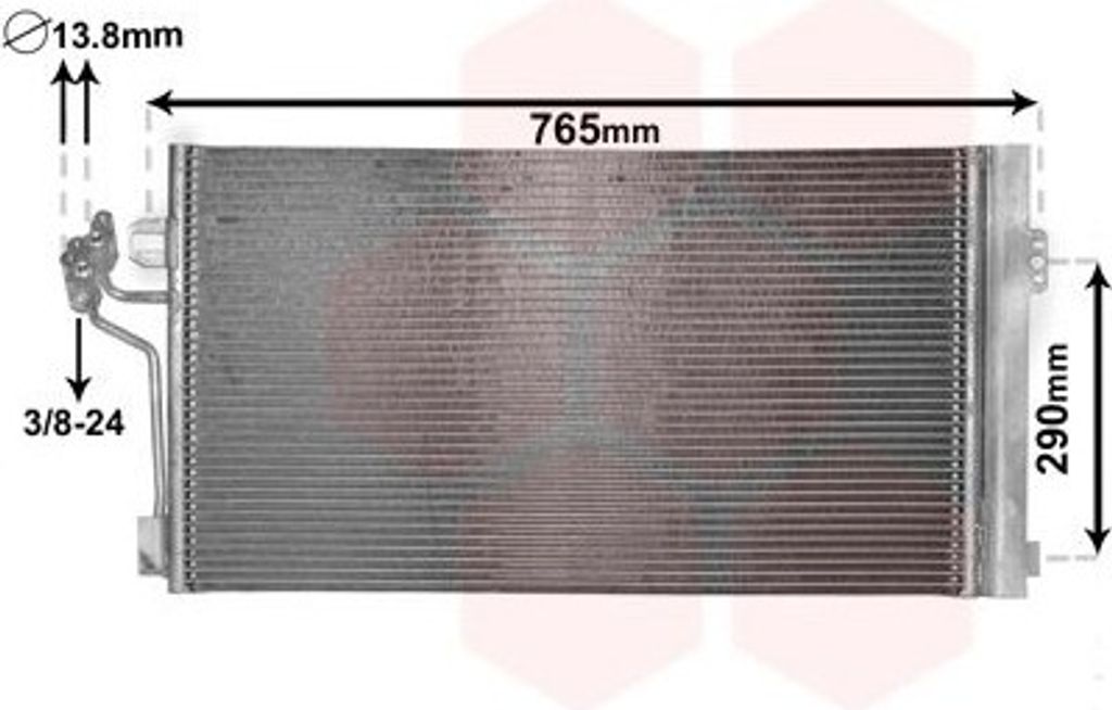 Van Wezel Klimakondensator + Trockner für Mercedes Viano Vito Mixto W639 + CDI 4x4