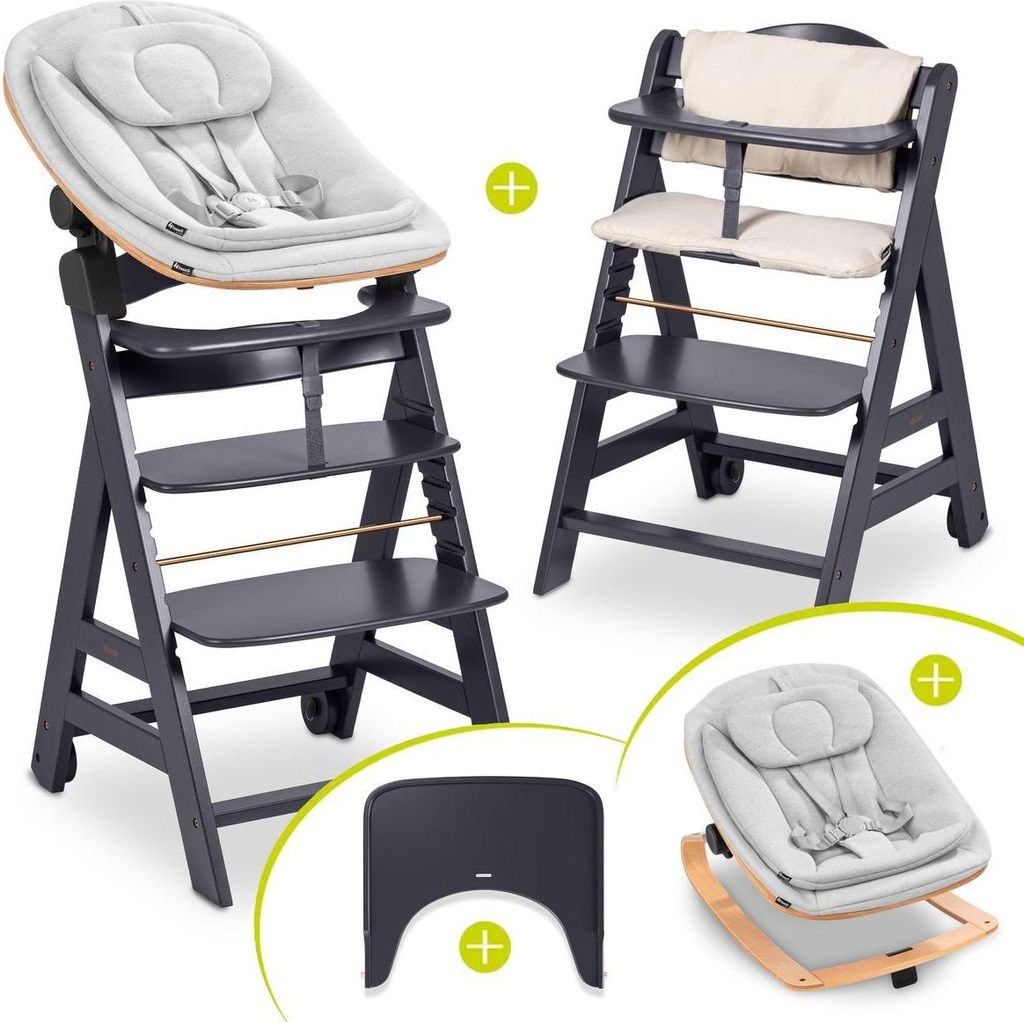 Hauck Beta Plus 5-tlg. Newbornset - Hochstuhl +