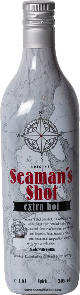 Vodka Seamans Shot - extra Hot 30% 1,0l Immagine del prodotto 