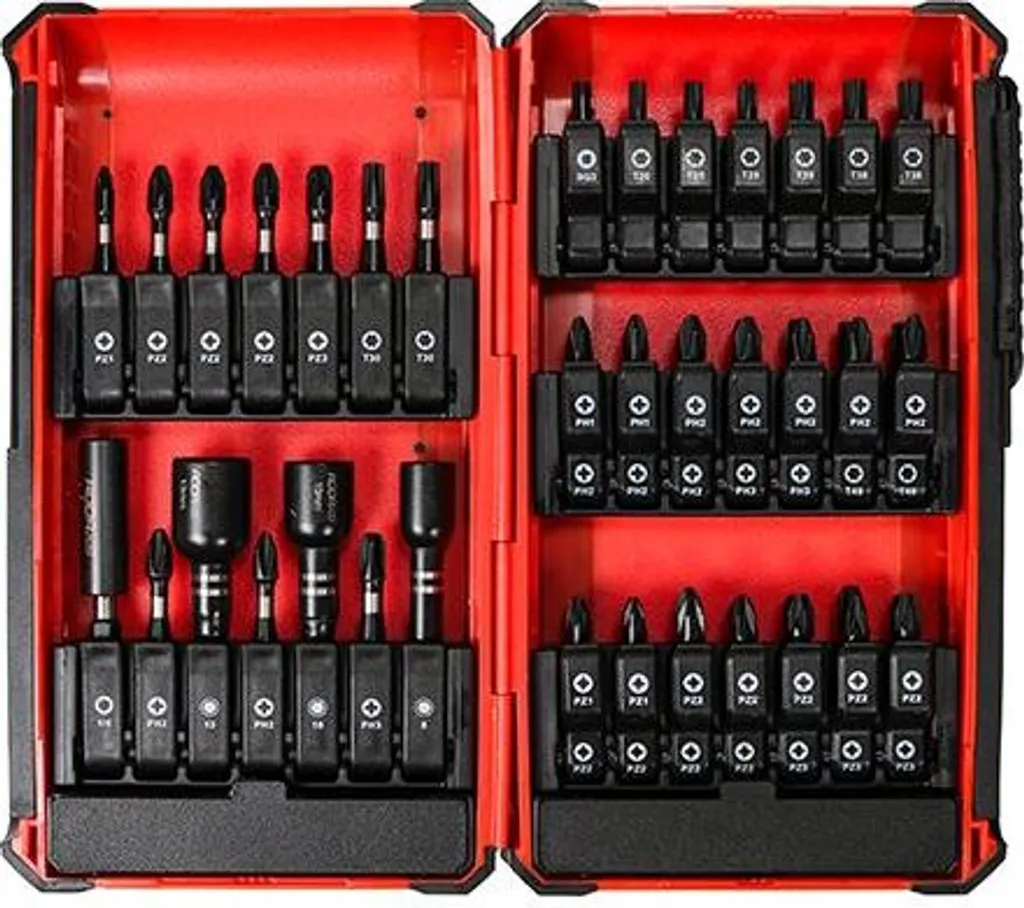 Jeu d'embouts de visseuse à choc Timco 49 pièces avec zone de torsion S2
