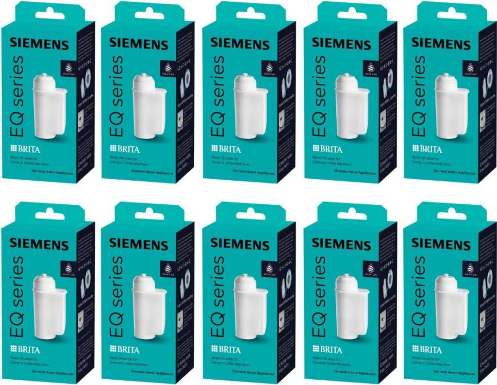 BOSCH SIEMENS 10 x TZ70003 Brita Wasserfilter Intenza für EQ Kaffeevollautomaten