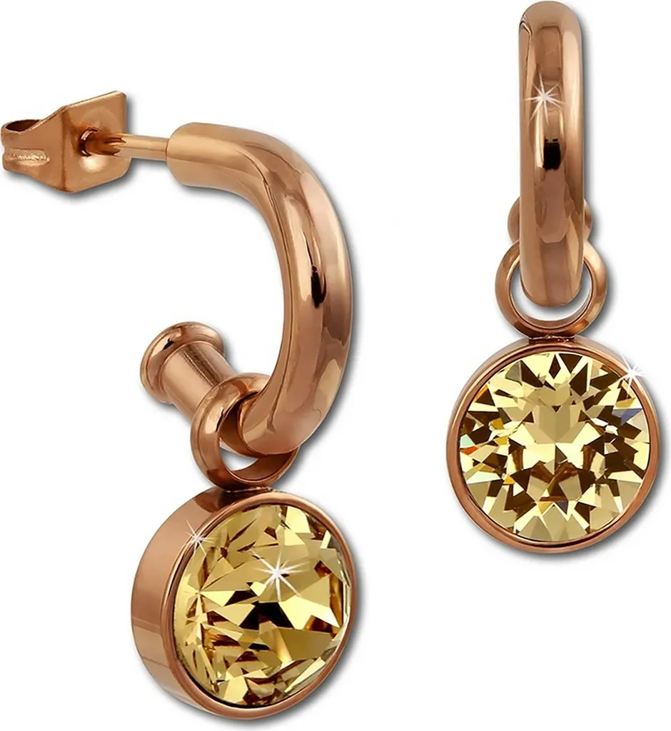 Regalo Donna Orecchini Amello Rosa D2ESOS51Y Acciaio e Zirconi