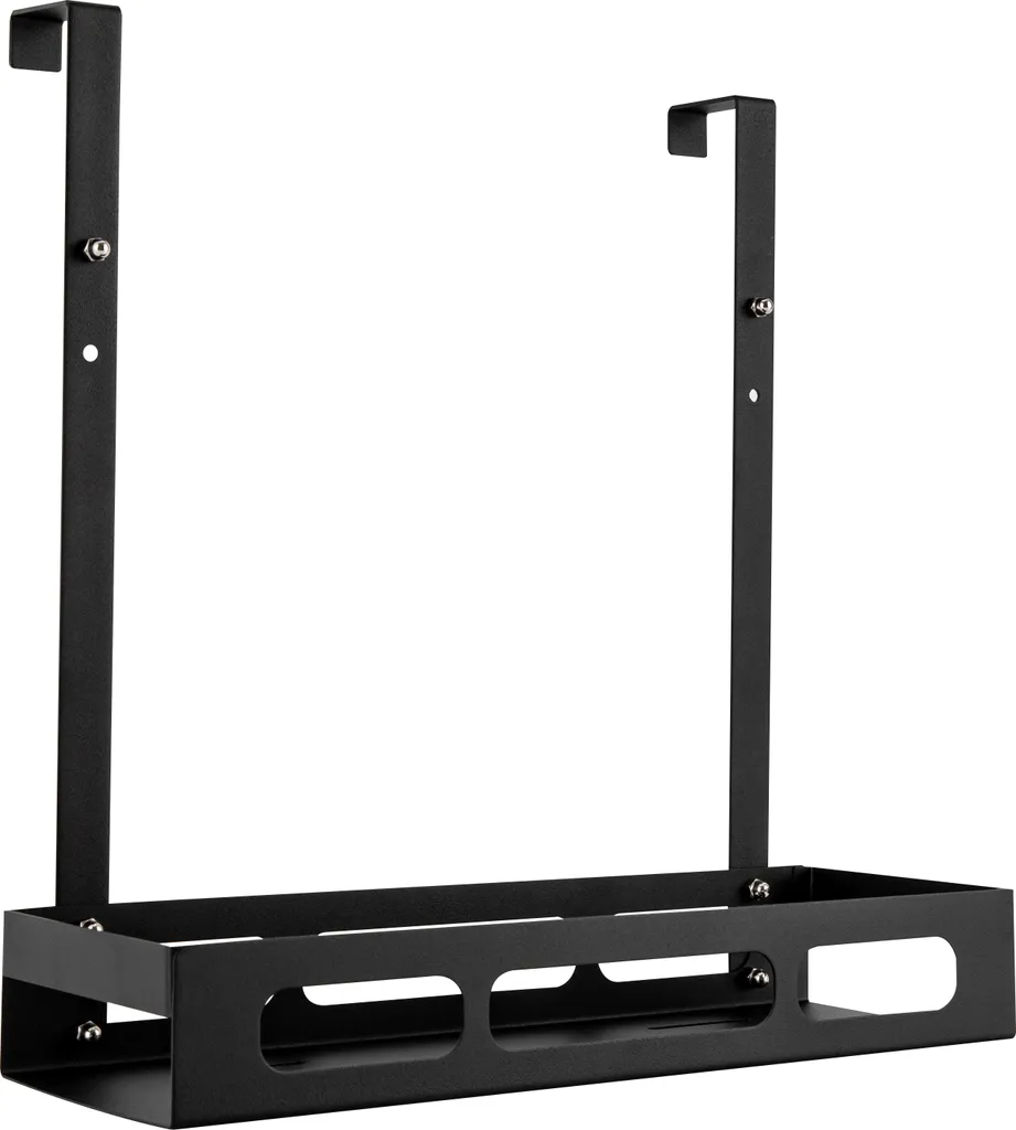 Étagère de douche en acier carbone, charge 5kg, fixation murale stable - 4