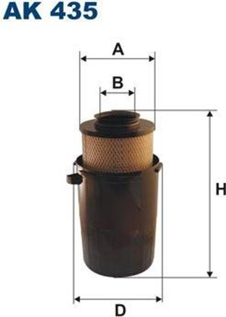 FILTRON AK 435 Luftfilter OE 0030945104 kompatibel mit T1