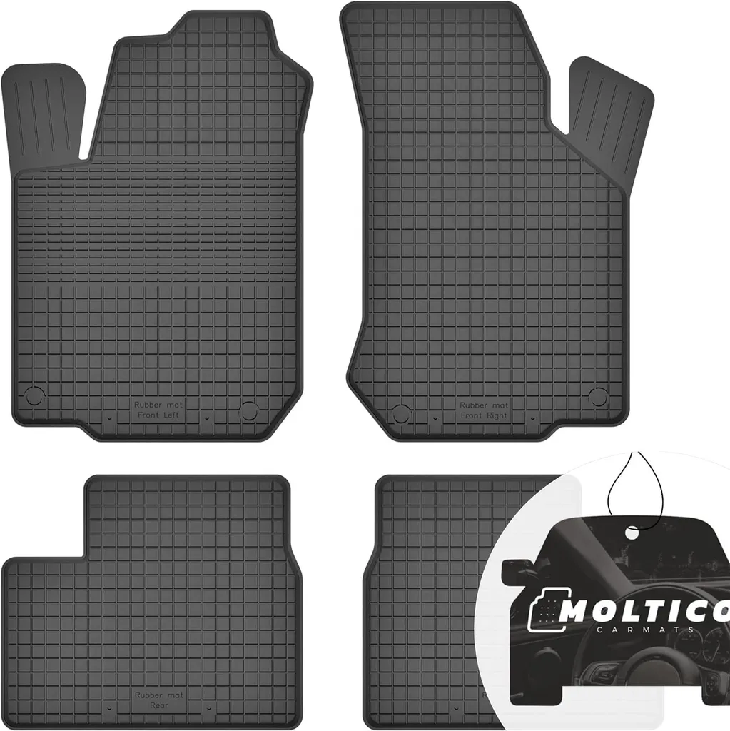 Tappetini in gomma per auto Tappetini per auto Set di 4 pezzi - per Suzuki Ignis 2000-2008