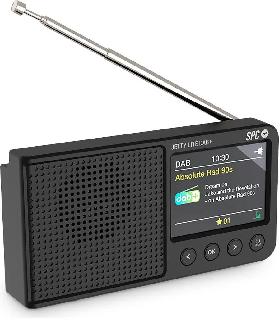 Poste de radio numérique DAB+ portable compact avec prise casque