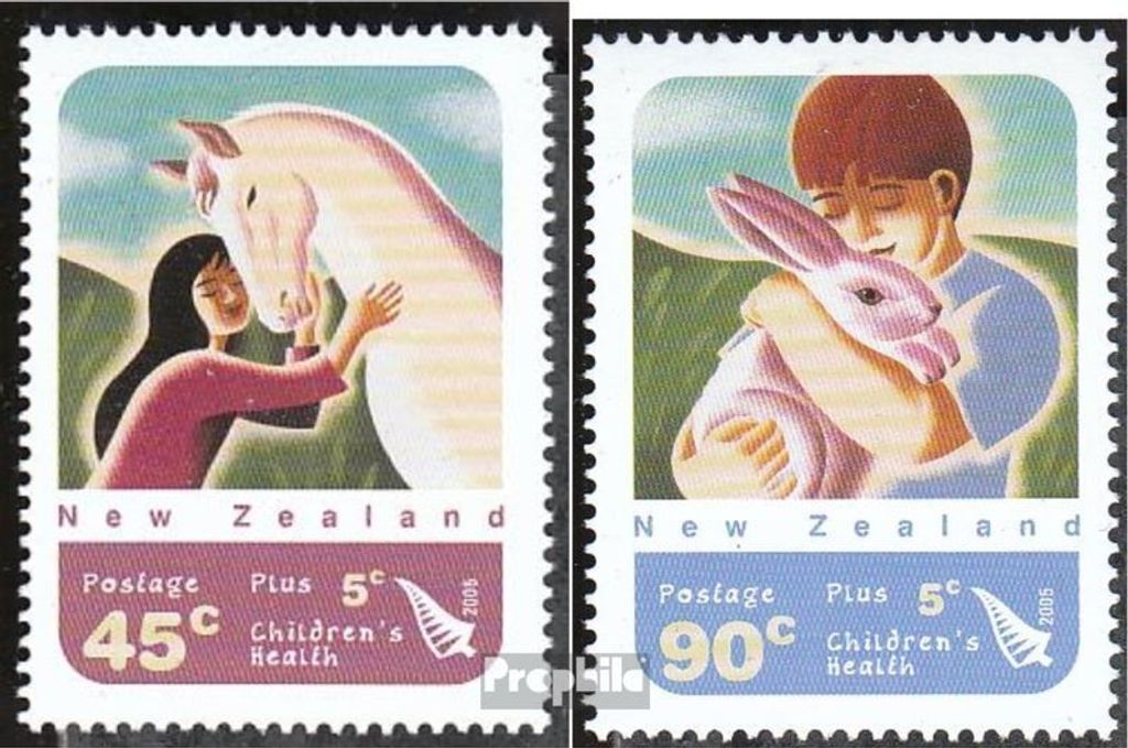 Briefmarken Neuseeland 2005 Mi 2281-2282 (kompl.Ausg.) gestempelt Gesundheit