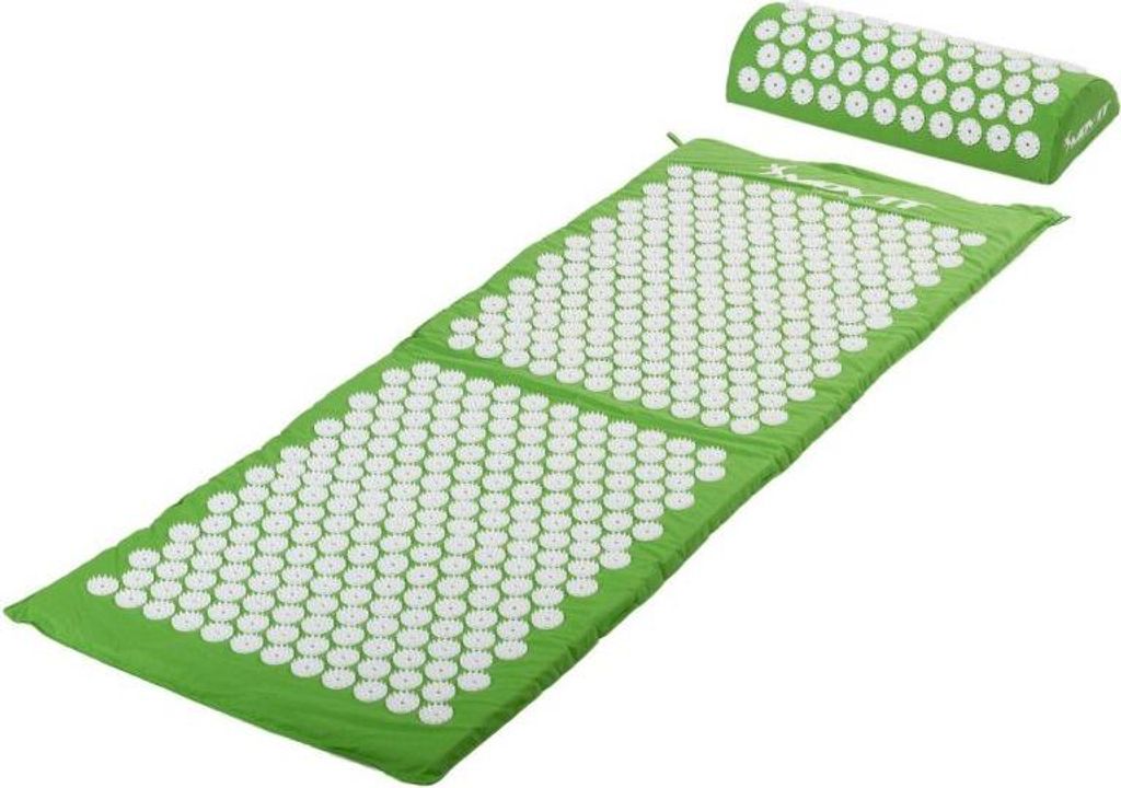 Mata do akupresury z poduszką MOVIT 130 x 50 cm, zielona Zdjęcie produktu 