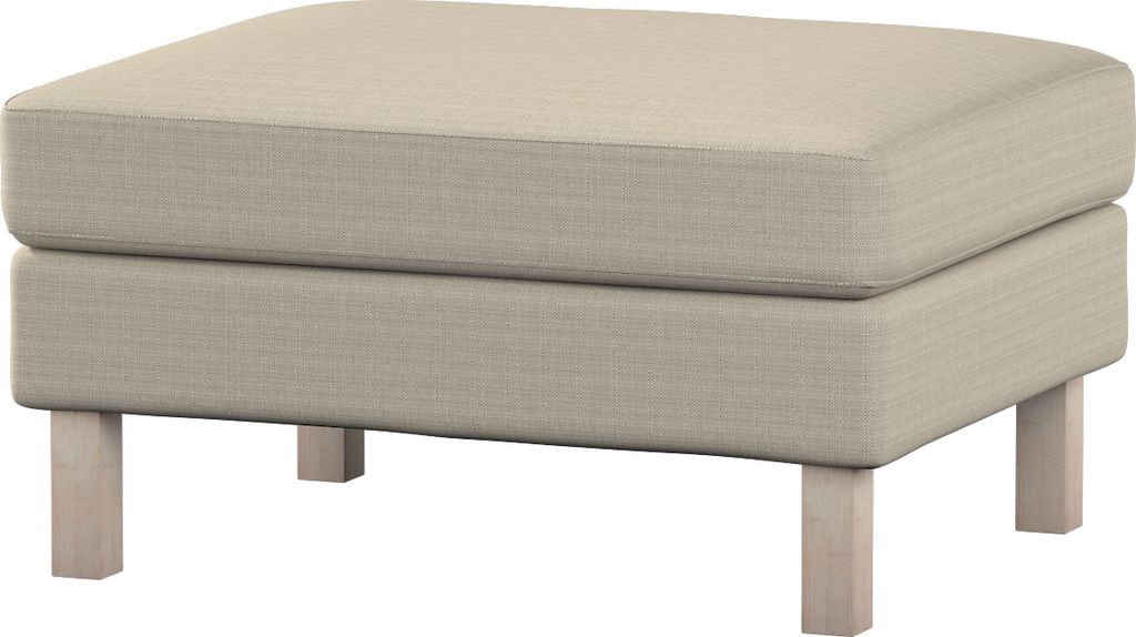 Dekoria Bezug für Karlstad Hocker, beige, Husse, Karstadt Hocker